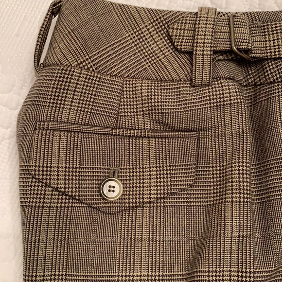 Ann Taylor wool glen plaid trousers - Picture 2 of 7